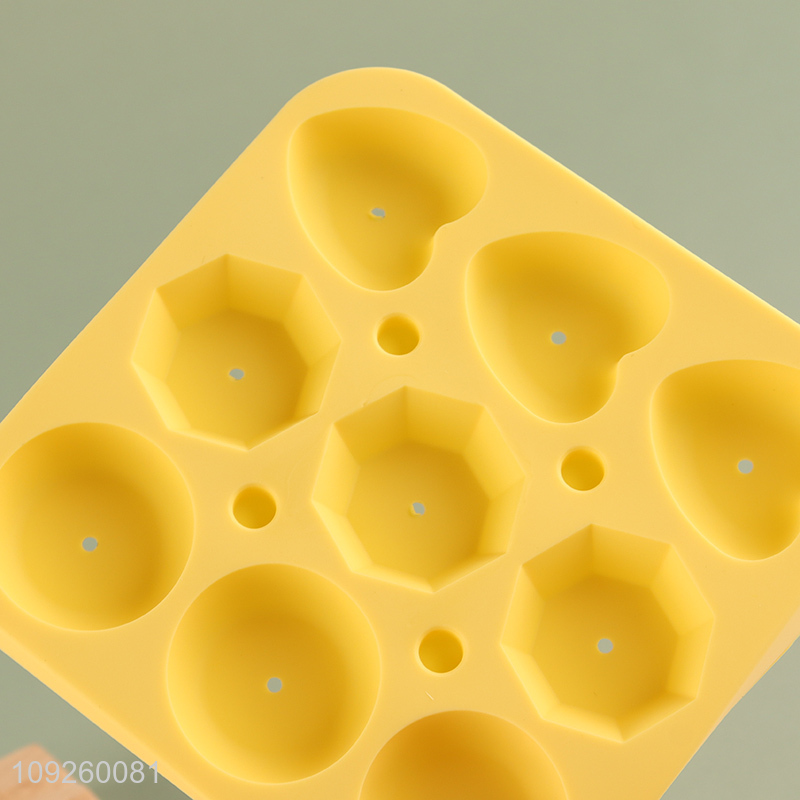 Popular Product 3D Silicone Ice Cube Tray Ice Cube Molds with Lid