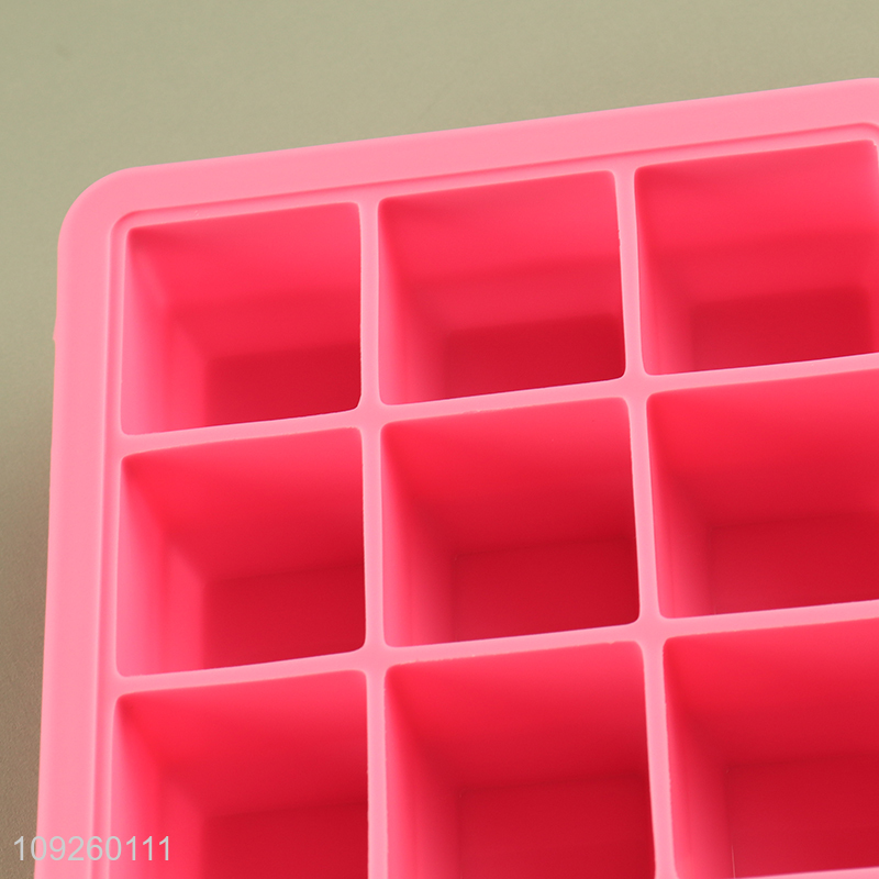 Factory Supply Silicone Ice Cube Tray for Whiskey Cocktail & Juice