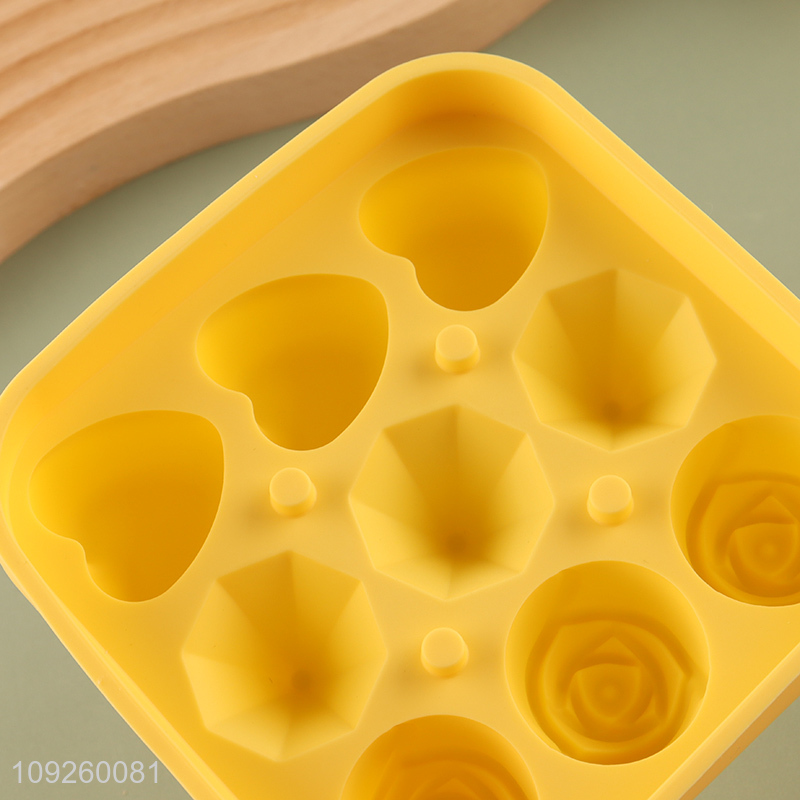 Popular Product 3D Silicone Ice Cube Tray Ice Cube Molds with Lid