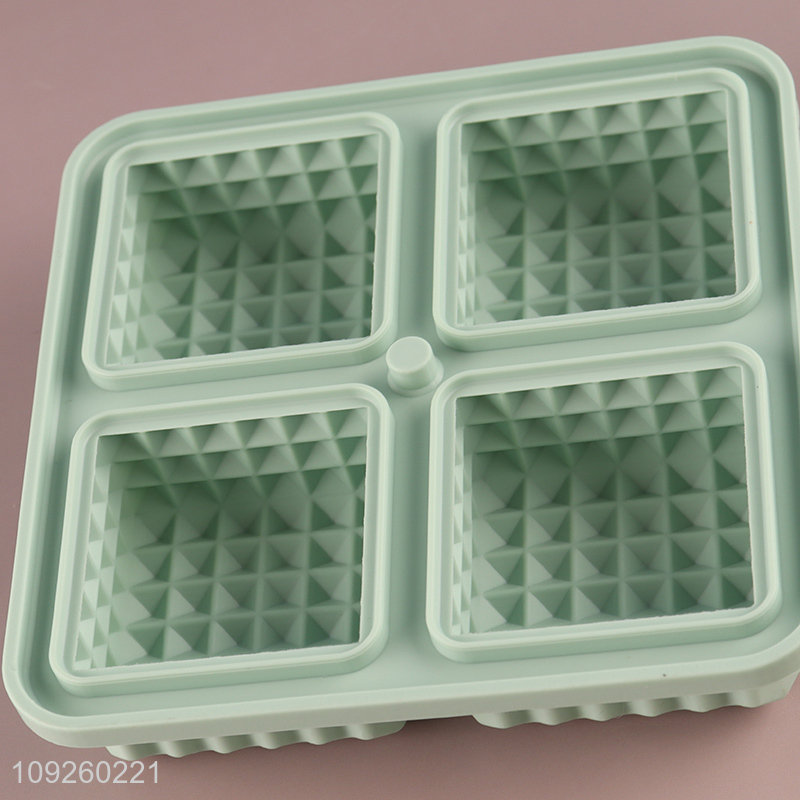 Factory Price Ice Cube Molds Silicone Ice Cube Tray for Corktail