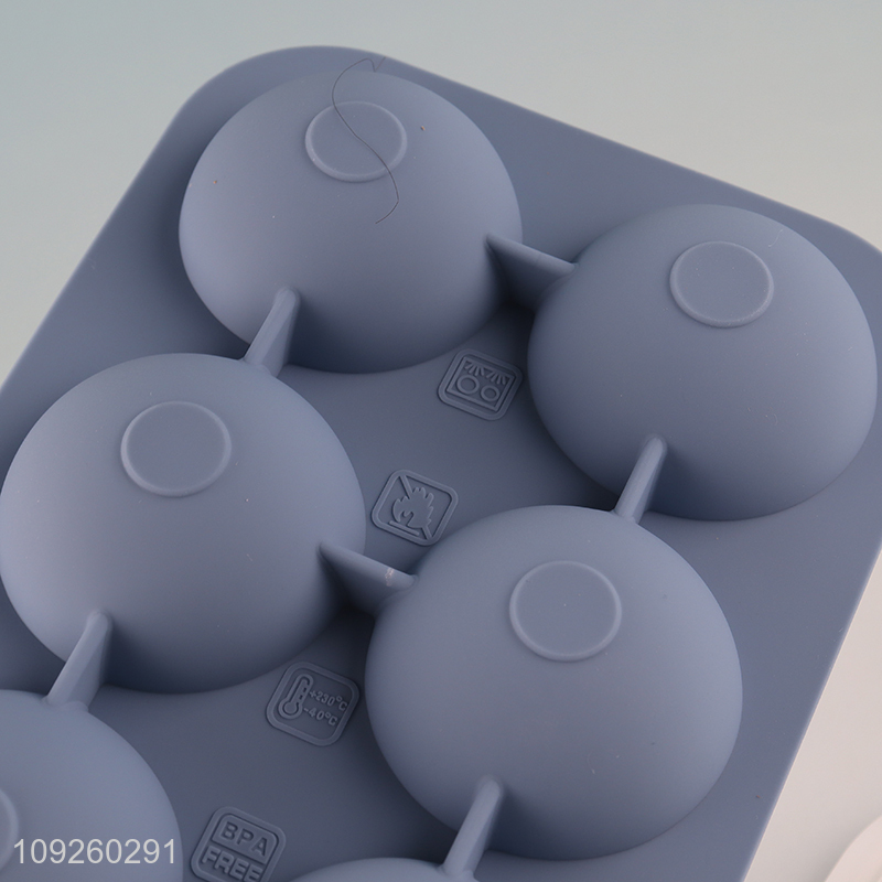 Wholesale 3D Baseball Silicone Ice Cube Molds Silicone Ice Ball Molds