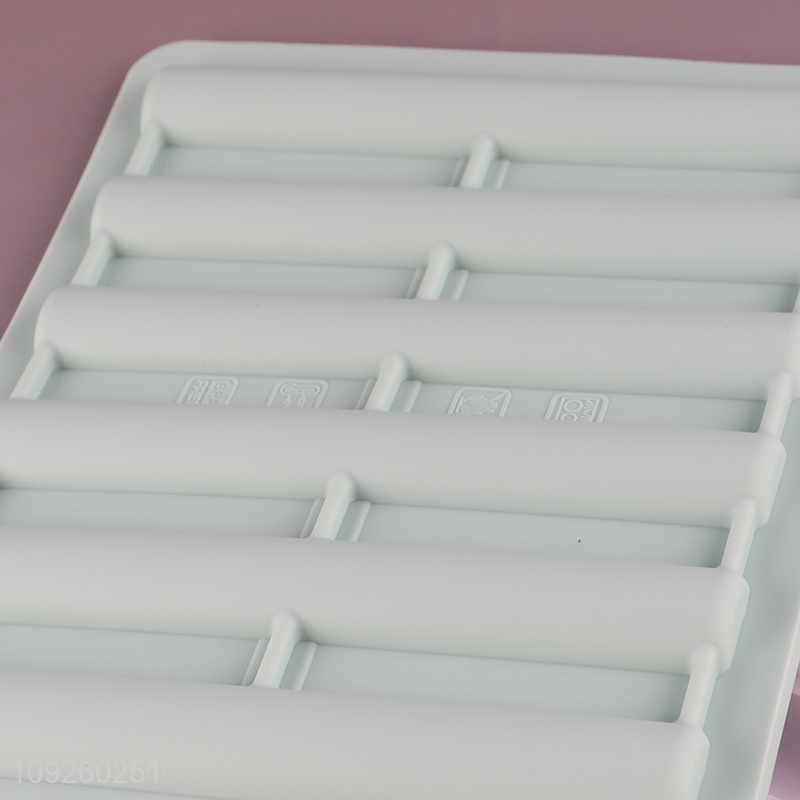 Factory Supply Silicone Ice Cube Tray Long Cylinder Ice Cube Molds
