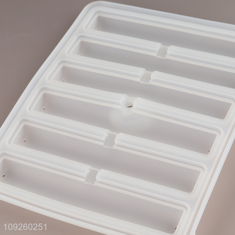 Factory Supply Silicone Ice Cube Tray Long Cylinder Ice Cube Molds