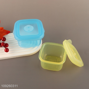 New Arrival Silicone Food Storage Container Small Meal Prep Container