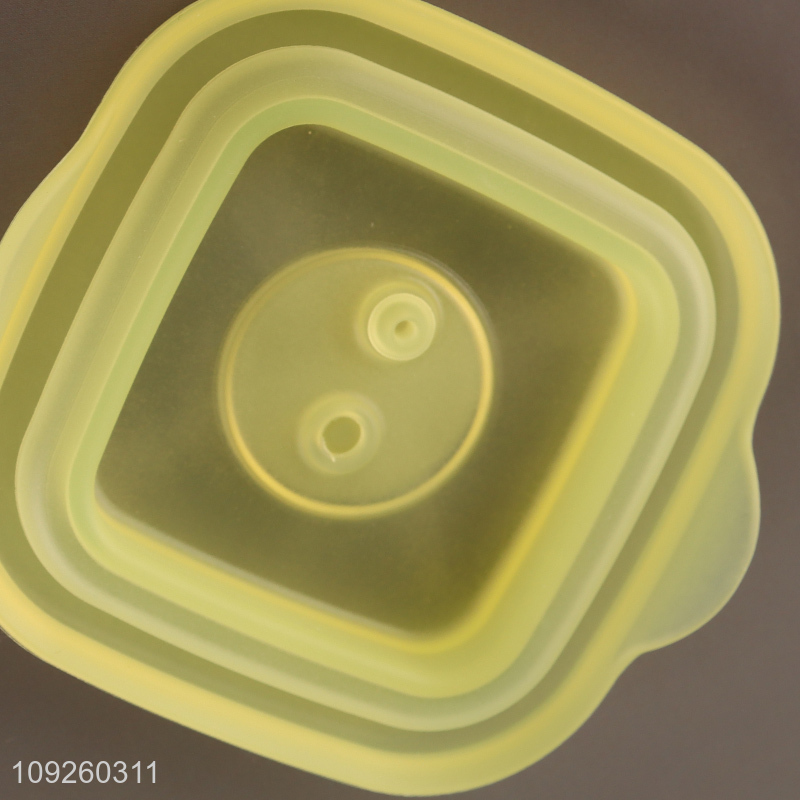 New Arrival Silicone Food Storage Container Small Meal Prep Container