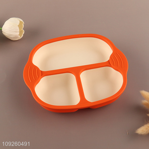 New Product Toddler <em>Plate</em> Silicone Divided Suction <em>Plate</em> for Babies