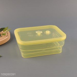 Wholesale BPA Free Food Grade Silicone Collapsible Food Storage Container