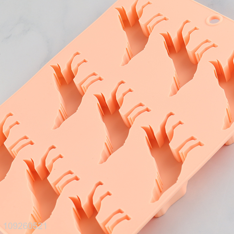 Wholesale Silicone Ice Cube Tray Animal Shape Silicone Ice Cube Molds