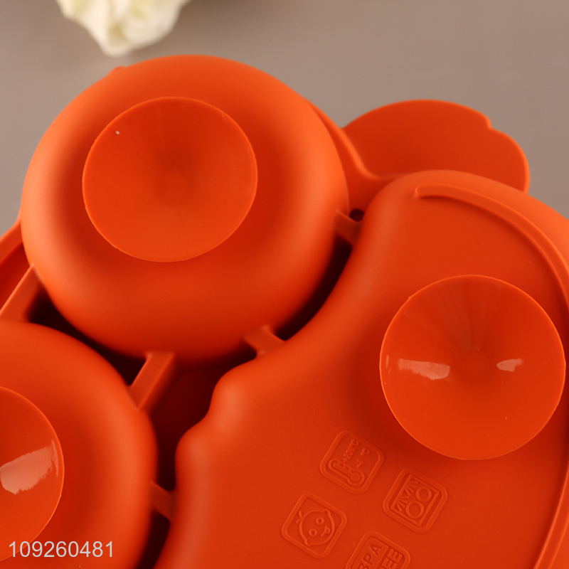 High Quality Baby Plate Cute Owl Shaped Silicone Baby Toddler Plate