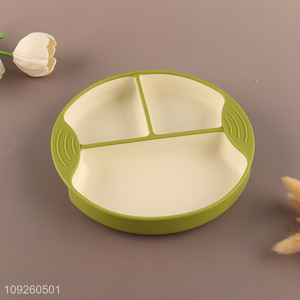 Wholesale Silicone Baby <em>Plate</em> Food Grade Silicone Suction <em>Plate</em> for Toddlers