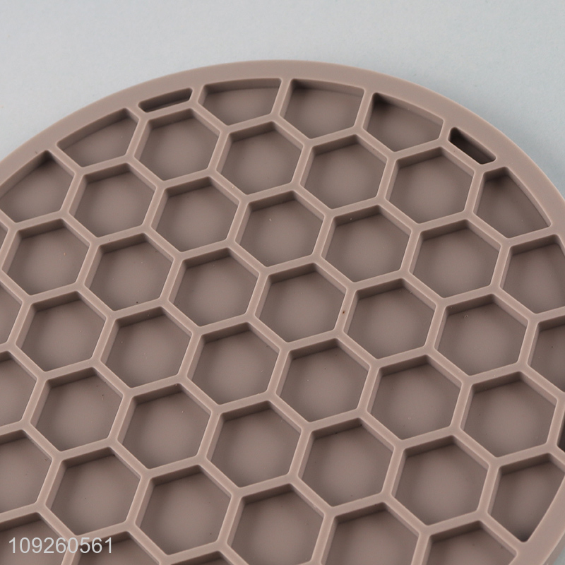 New Arrival Silicone Coaster Round Heat Resistant Non-Slip Drink Coaster