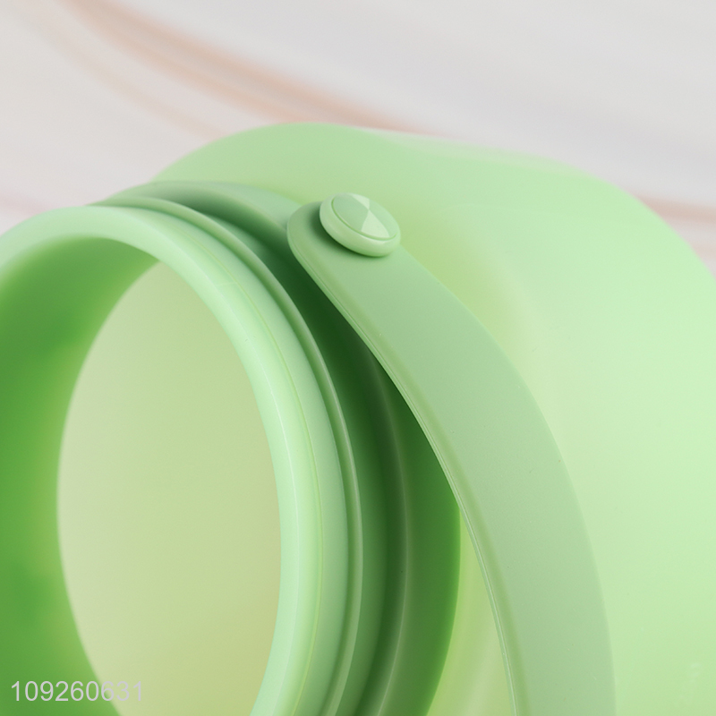 Wholesale 500ML Silicone Food Storage Jar Airtight Food Storage Container with Handle