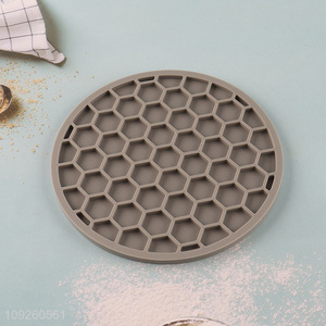 New Arrival Silicone Coaster Round Heat Resistant Non-Slip Drink Coaster