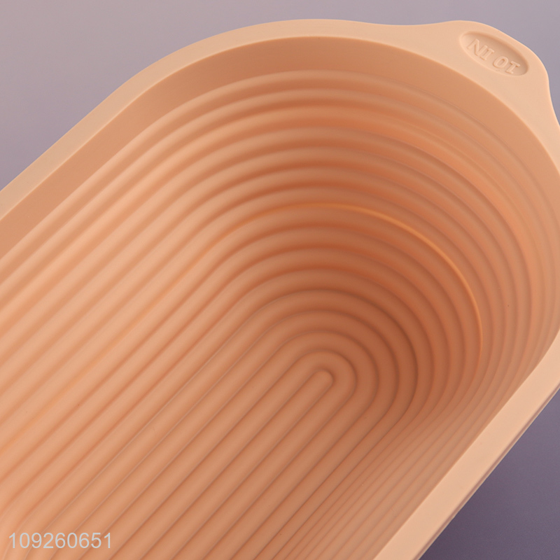 Wholesale Oval Silicone Bread Proofing Basket Non-Stick Bread Proofing Basket