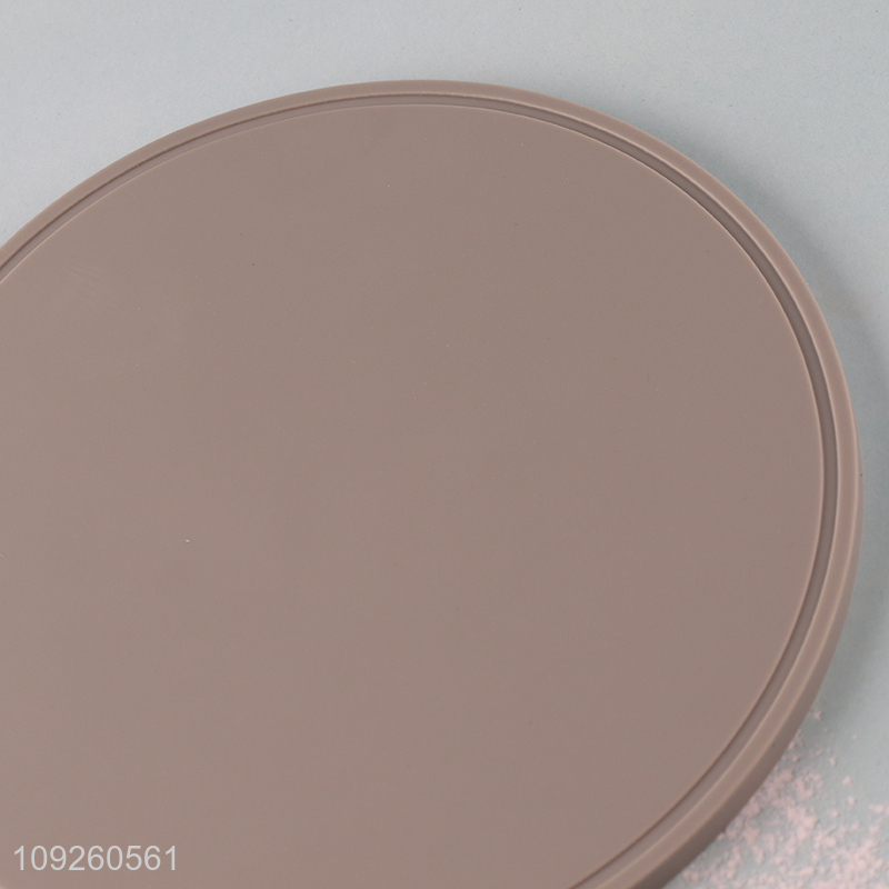 New Arrival Silicone Coaster Round Heat Resistant Non-Slip Drink Coaster