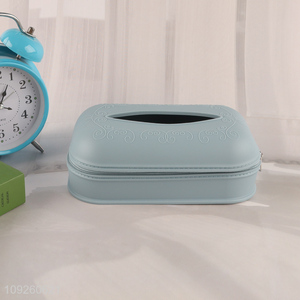 New Product Silicone Tissue Box Solid Color Silicone Facial Tissue Box