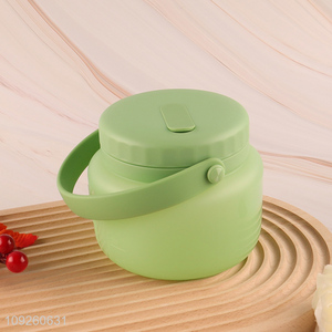 Wholesale 500ML Silicone Food Storage Jar Airtight Food Storage Container with Handle