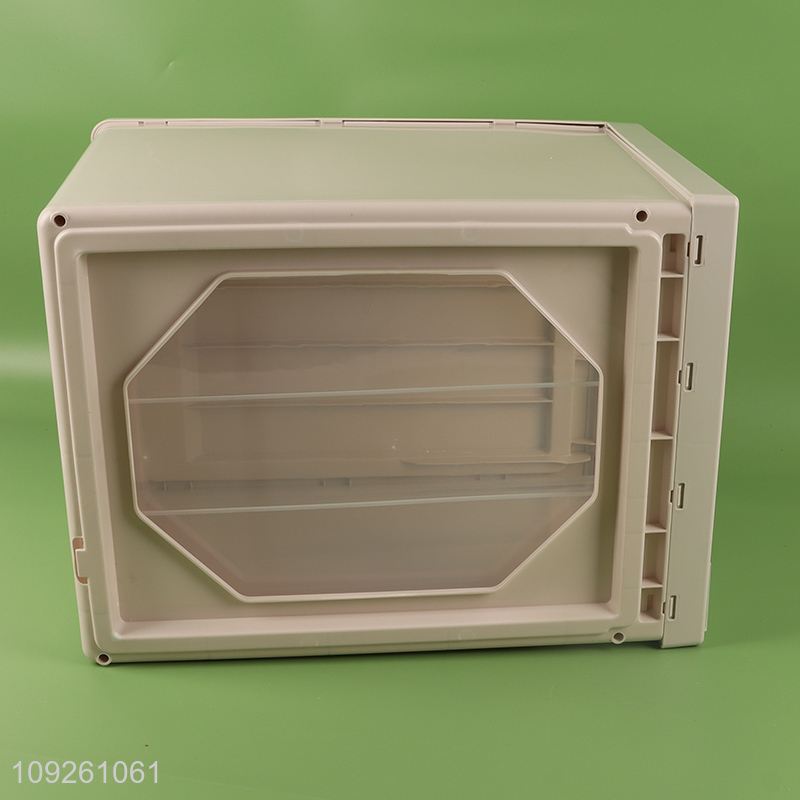 Top selling household clear plastic drawer storage box storage bin wholesale