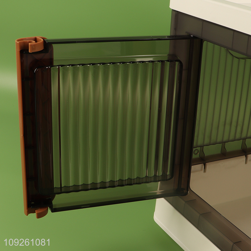 Good selling folding closet organizer plastic storage bin storage box