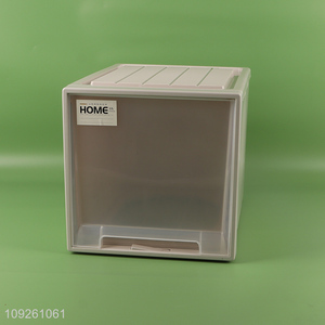 Top selling household clear plastic drawer storage box storage bin wholesale