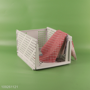 Factory supply folding clothes drawer storage box for closet wardrobe