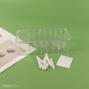 Wholesale Transparent Data Cable Storage Box Plastic Data Line Storage Container