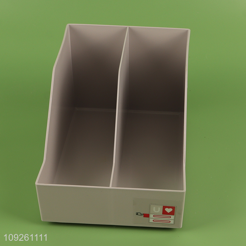 Low price household desktop organizer plastic storage box pen holder