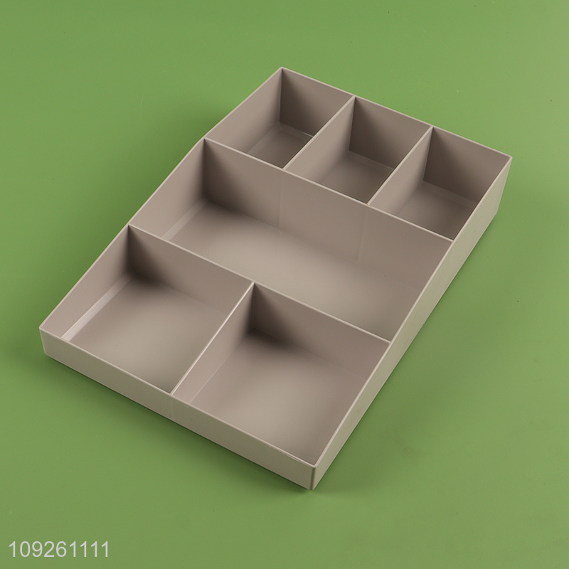 Low price household desktop organizer plastic storage box pen holder