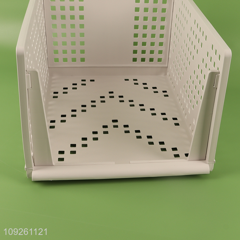 Factory supply folding clothes drawer storage box for closet wardrobe