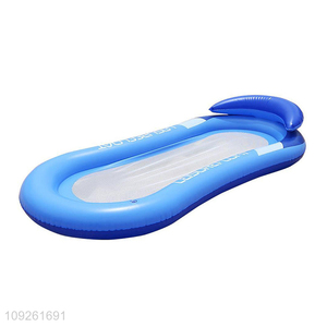 Hot Selling Inflatable Pool Float Adult Pool Lounger Float with Headrest