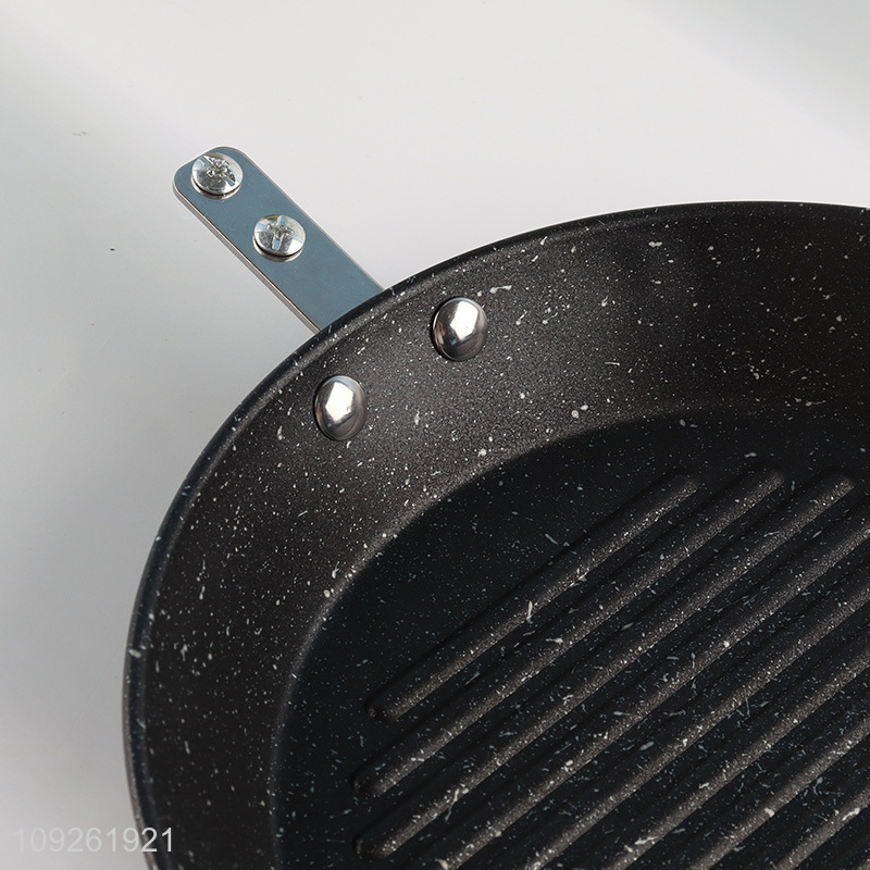New Product Non-Stick Cast Iron Steak Frying Pan for Stove Top