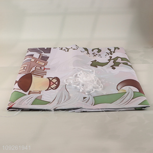 China factory rectangle large polyester hanging flag for decoration