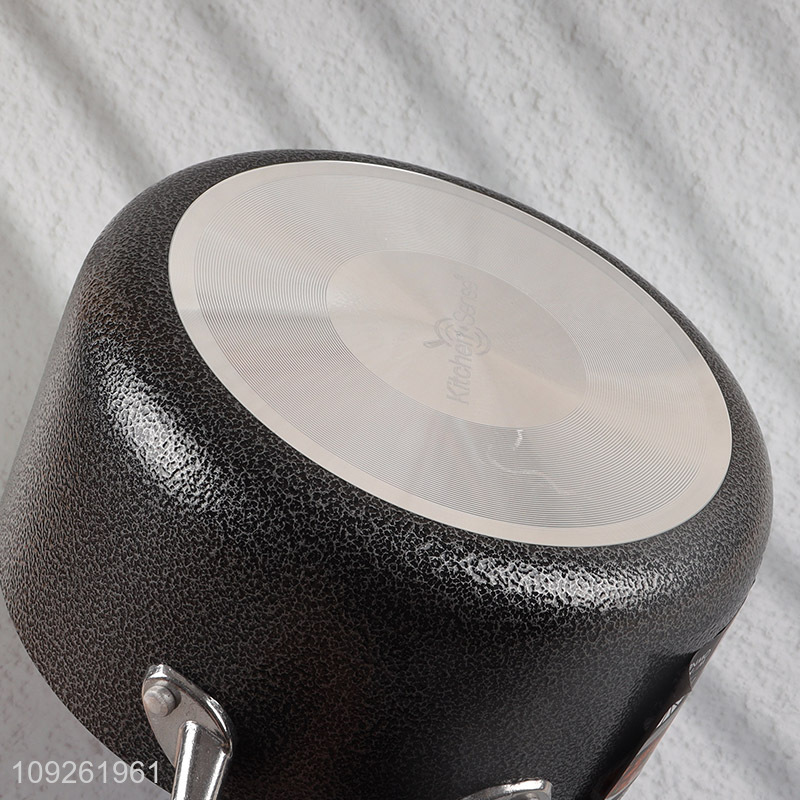 Top selling home restaurant kitchen cookware sauce pot with glass lid