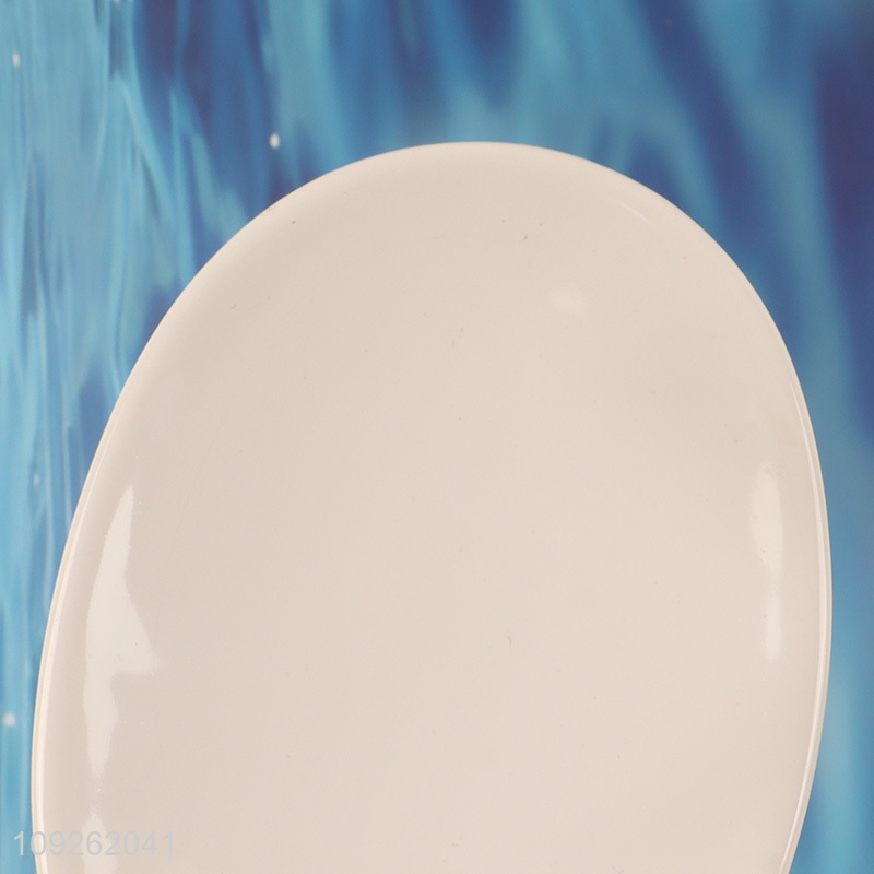 China products household bathroom accessories ceramic soap holder soap plate for sale