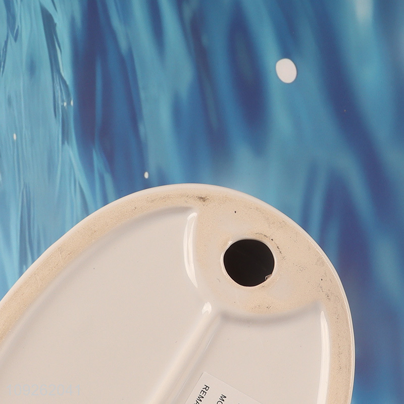 China products household bathroom accessories ceramic soap holder soap plate for sale