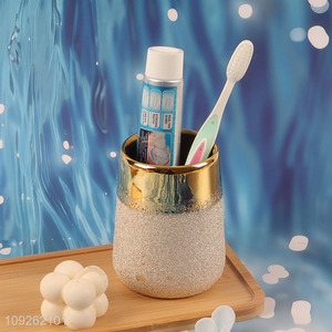 Low price home bathroom accessories toothbrush cup mouthwash cup