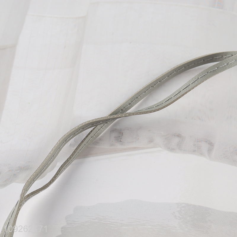 Factory Price Flower Keychain Bag Charm PU Leather Keychain Handbag Purse Pendant