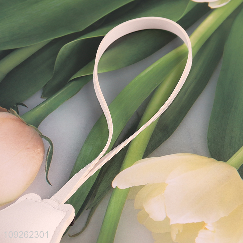 New Arrival Panda Keychain Pendant PU Leather Bag Charm Key Chain Accessories