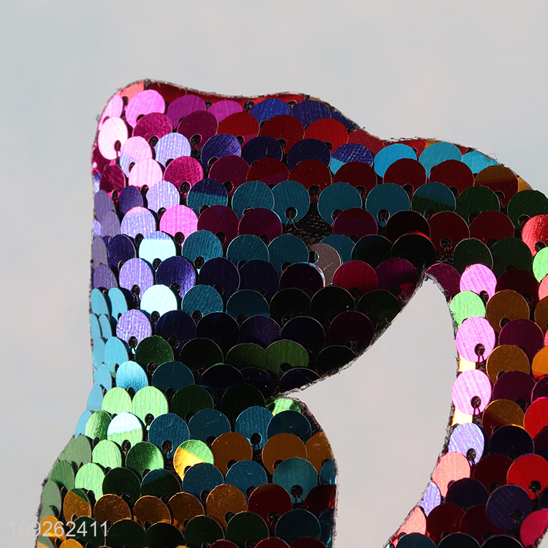 Hot Selling Cute Cat Keychain Sequin Keychain Bag Pendant for Women Girls Handbag