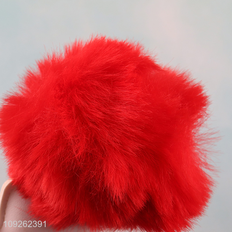 New Arrival Cat Keychain Bag Charm Faux Fur Ball Keychain Purse Pendant for Women