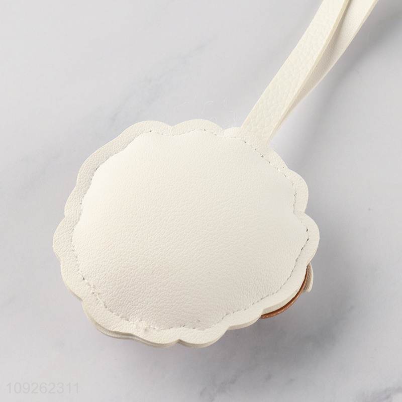 Good Quality Sheep Keychain Pendant Cute PU Leather Keychain Bag Purse Pendant