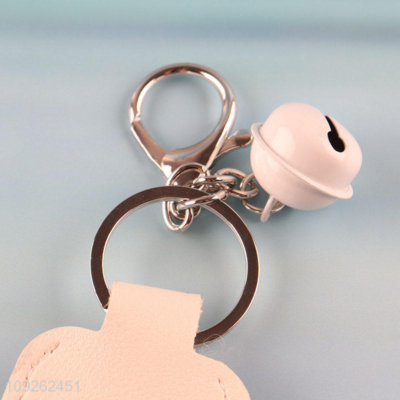 China Imports Cat Paw Keychain PU Leather Keychain Bag Charm Backpack Purse Pendant