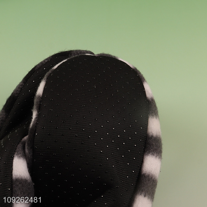 New arrival non-slip indoor polyester slippers home slippers for winter