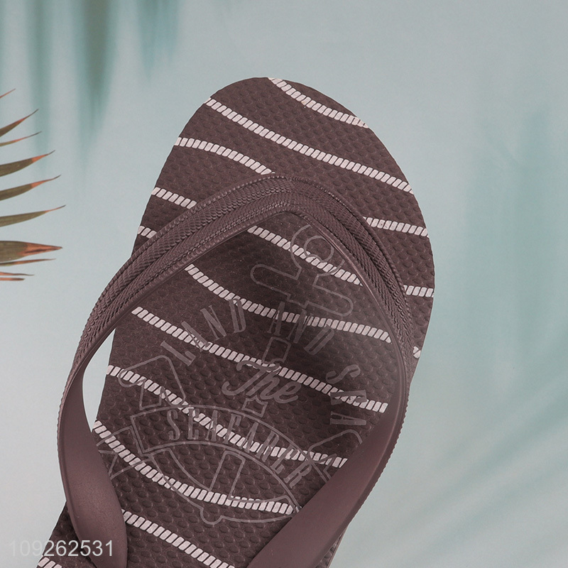 Hot items summer outdoor beach slippers men flip-flops for sale