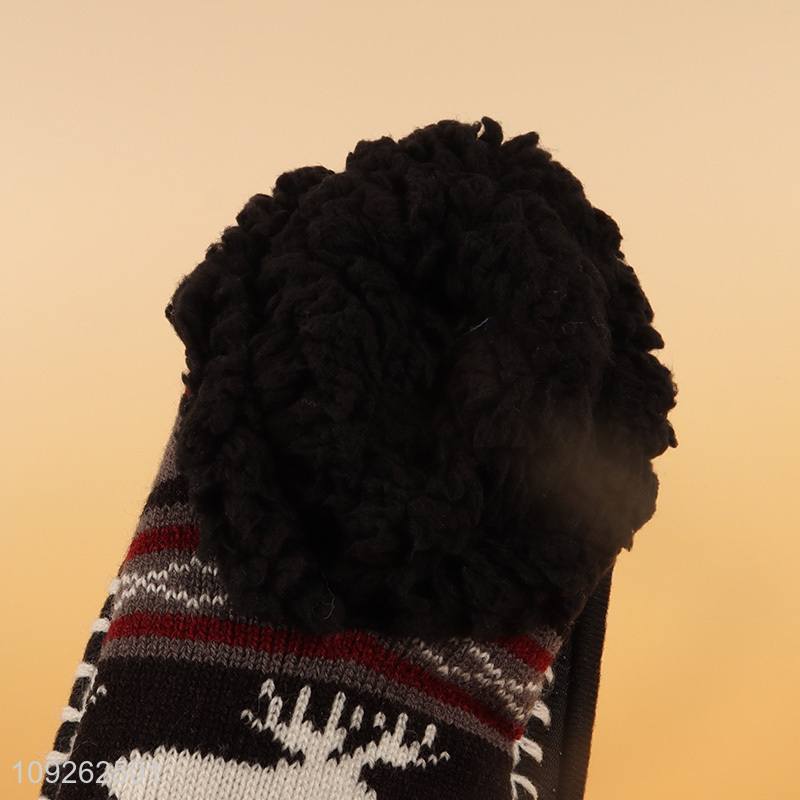 Wholesale Knitted Fuzzy Cozy Indoor Home Slipper Acrylic Slippers