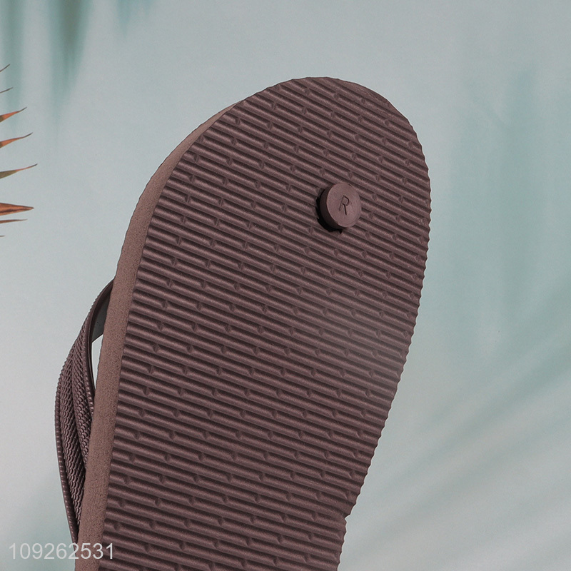 Hot items summer outdoor beach slippers men flip-flops for sale