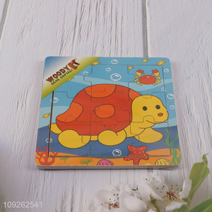 China products cartoon children wooden puzzle toys educational toys for sale