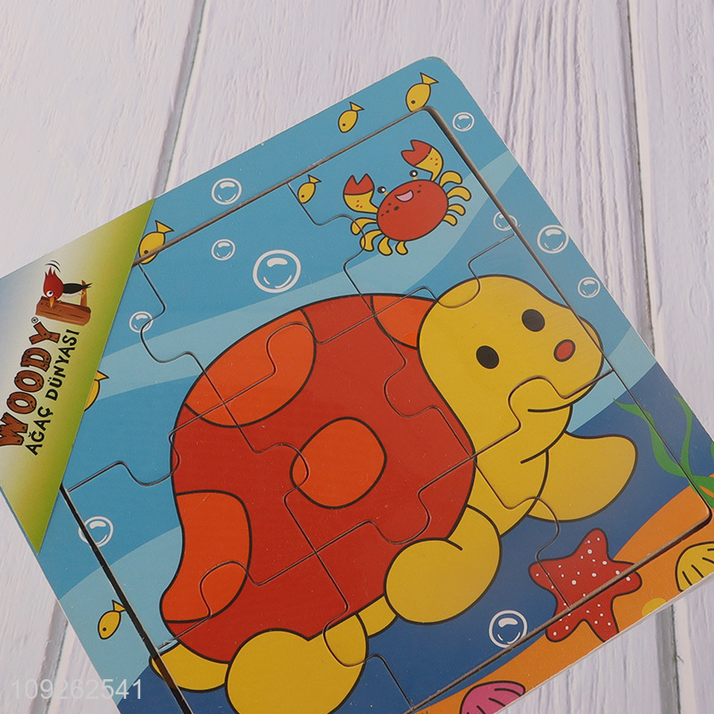 China products cartoon children wooden puzzle toys educational toys for sale