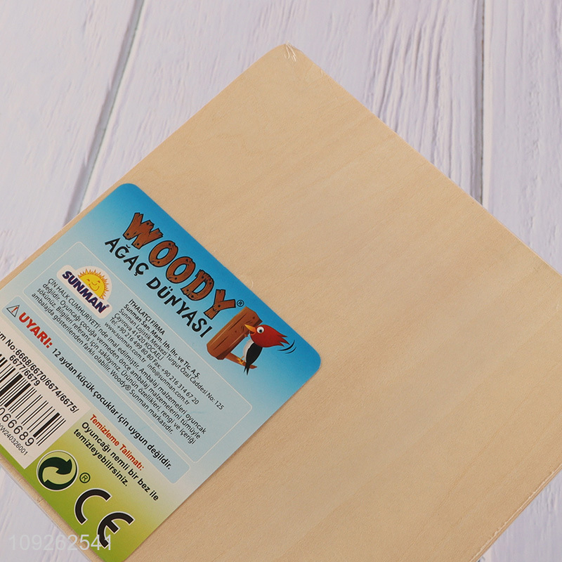 China products cartoon children wooden puzzle toys educational toys for sale