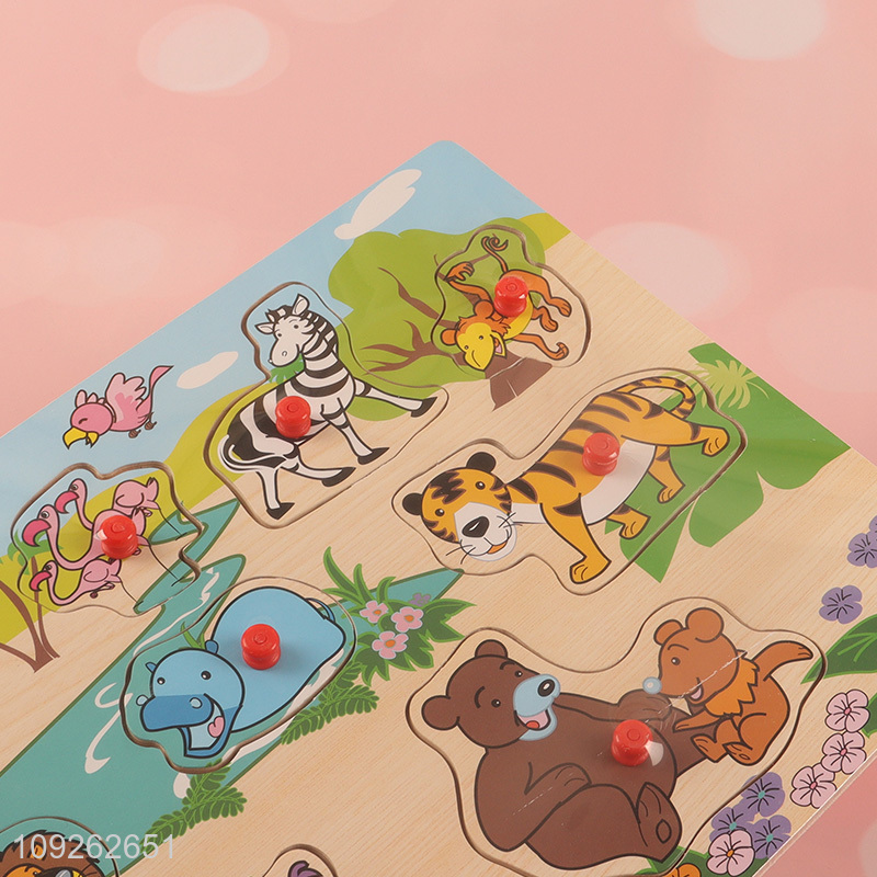 China supplier animal series hand-grabbing puzzle board toys educational toys for kids